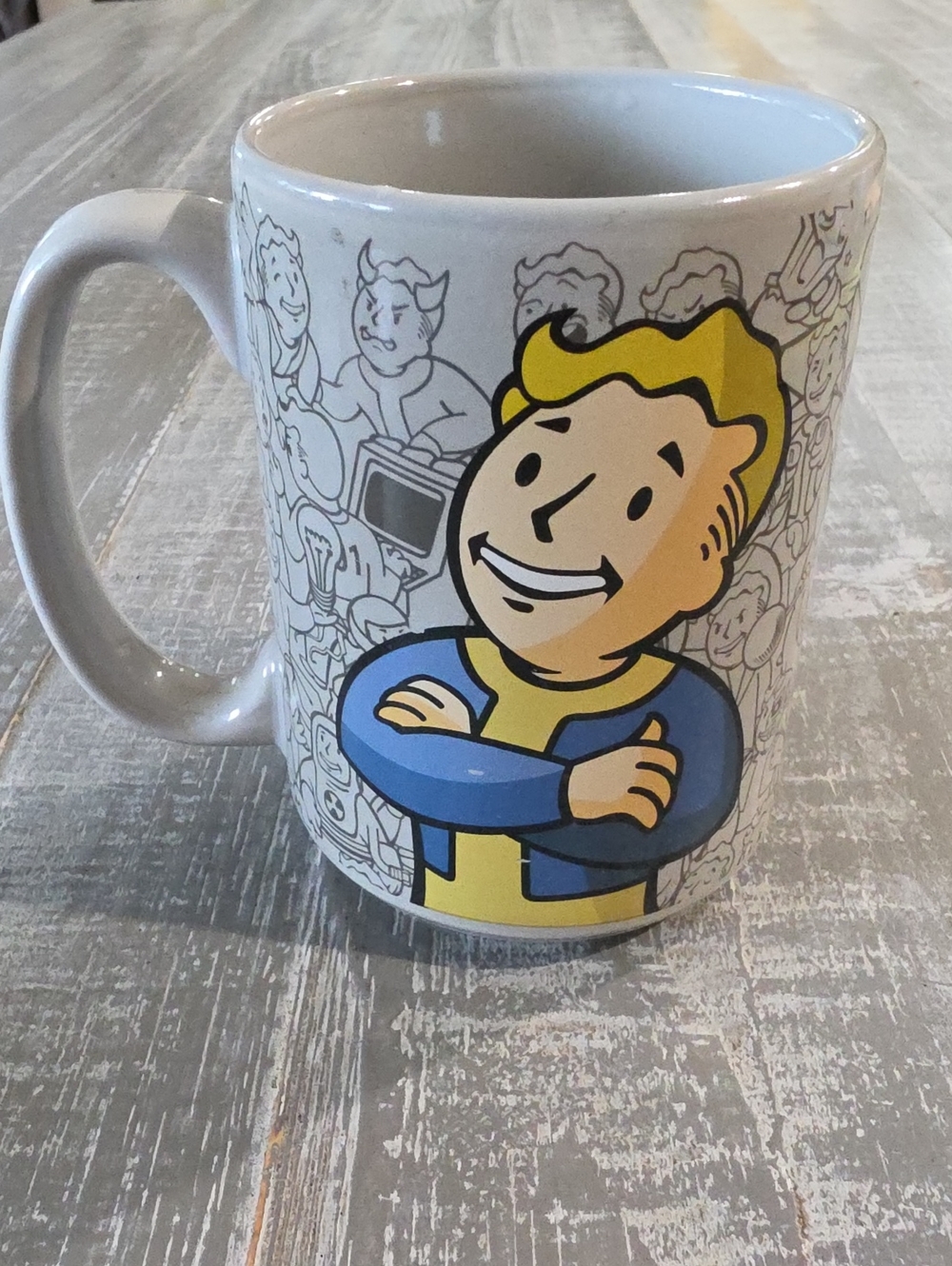FALLOUT VAULT BOY Ceramic Coffee Mug, 2017, Just Funky, Game Icons Characters